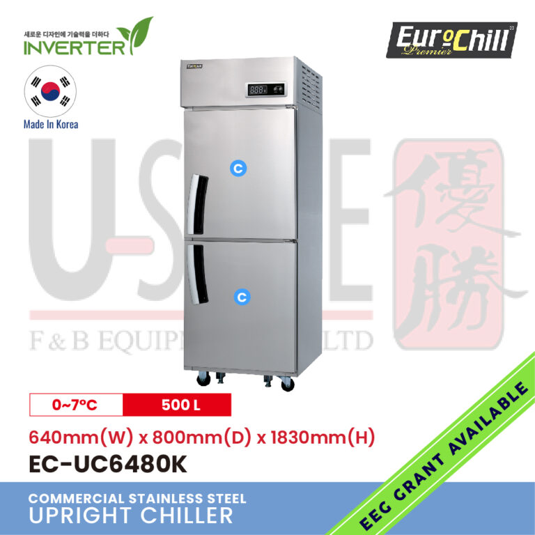 2 Doors Upright Counter Chiller EC-UC6480K (2)