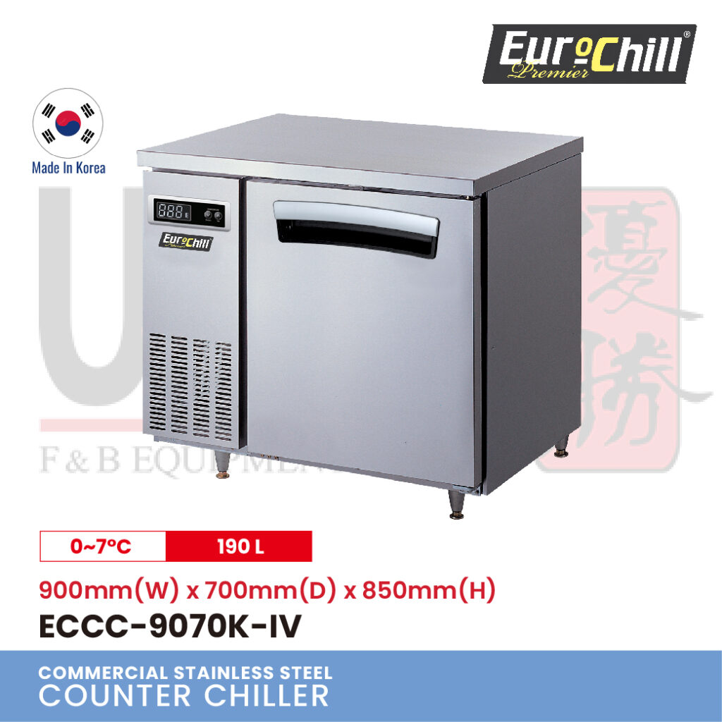 1 Door Counter Bench Chiller ECCC-9070K-IV
