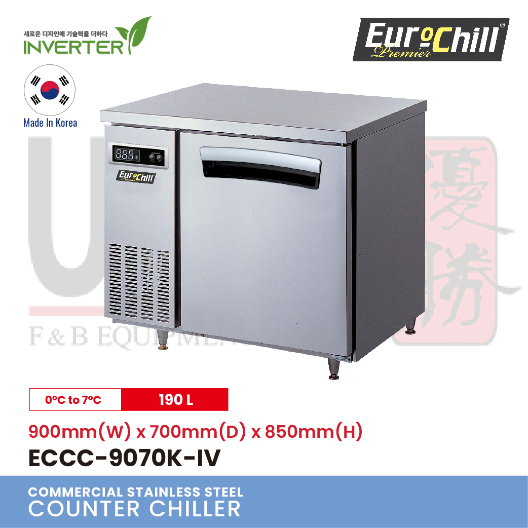 1 Door Counter Bench Chiller ECCC-9070K-IV