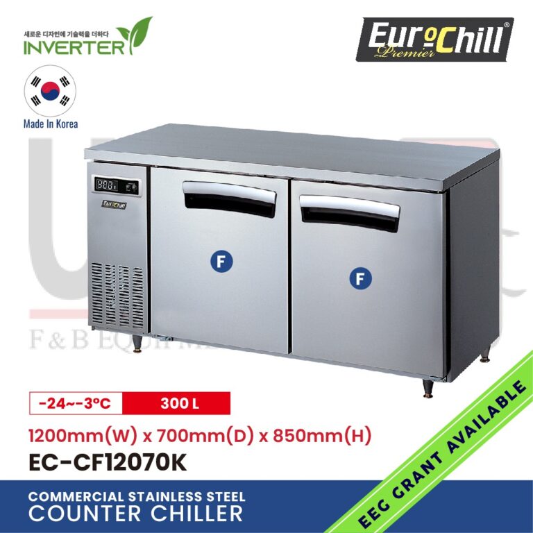 2 Doors Counter Bench Freezer EC-CF12070K