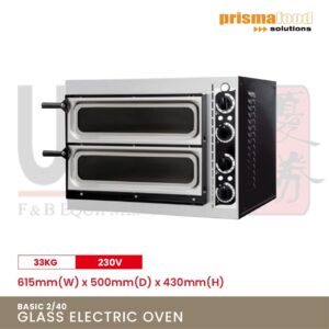 BASIC-2-40-GLASS-Electric-oven