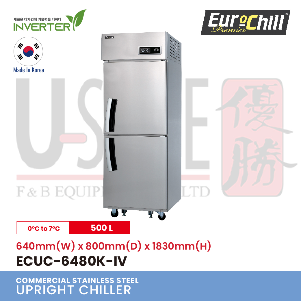 2 Doors Upright Counter Chiller ECUC-6480K-IV