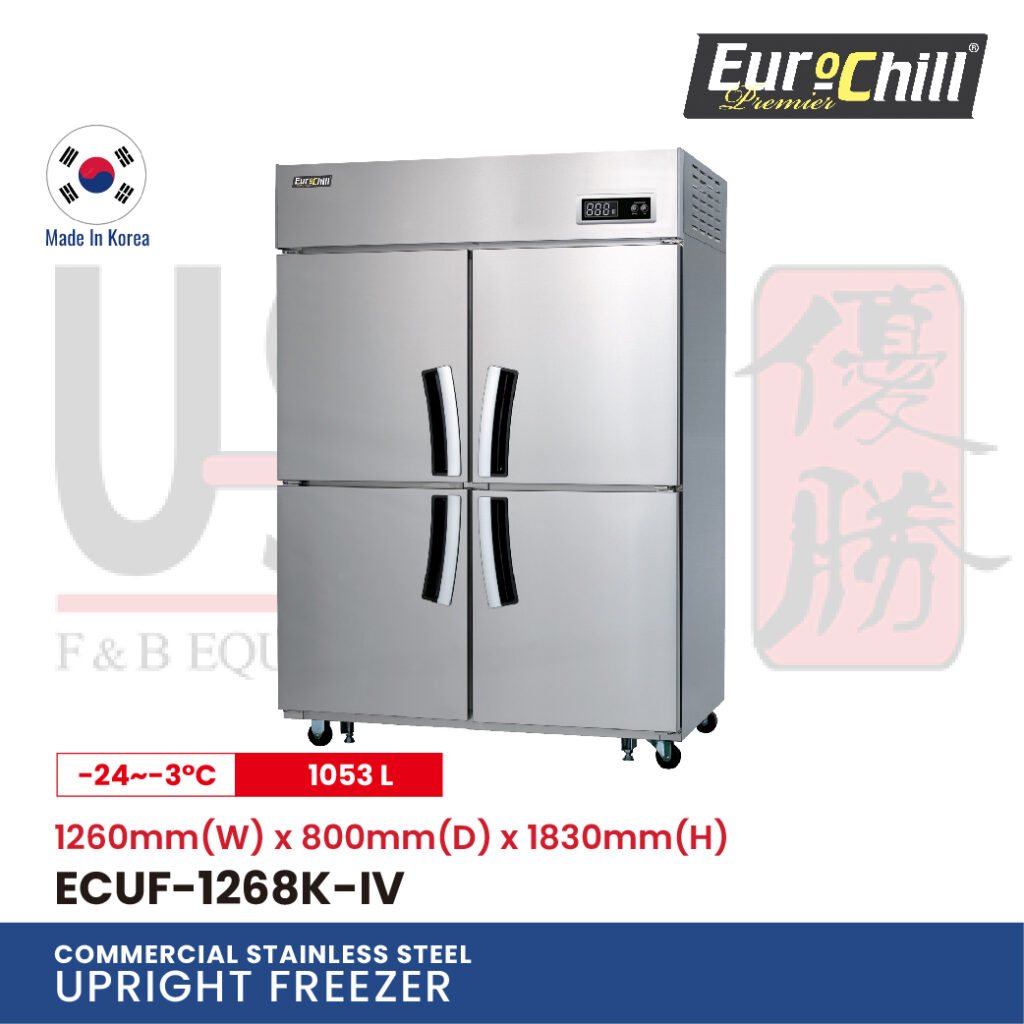 4 Doors Upright Counter Chiller ECUF-12680K-IV