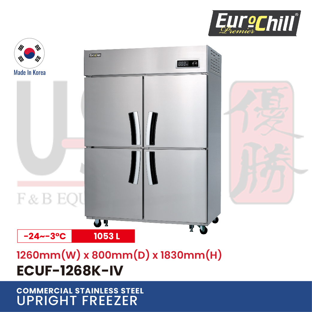 4 Doors Upright Counter Chiller ECUF-12680K-IV
